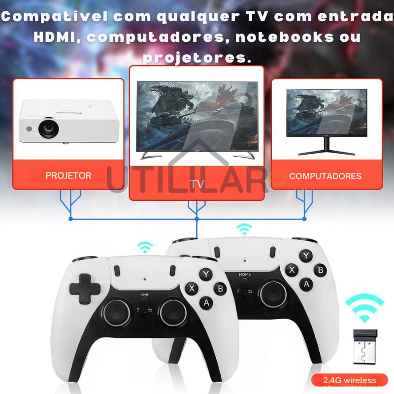 PS5 Game Retrô 2024 - UtiliStick - LANÇAMENTO