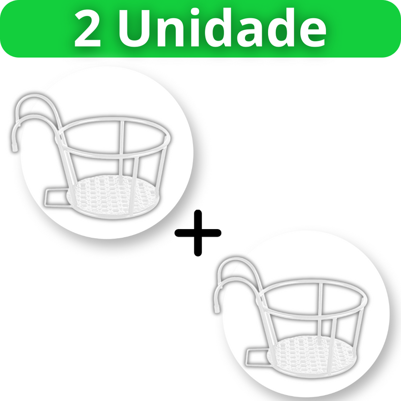 Suporte De Planta Redondo Estilo Holandês